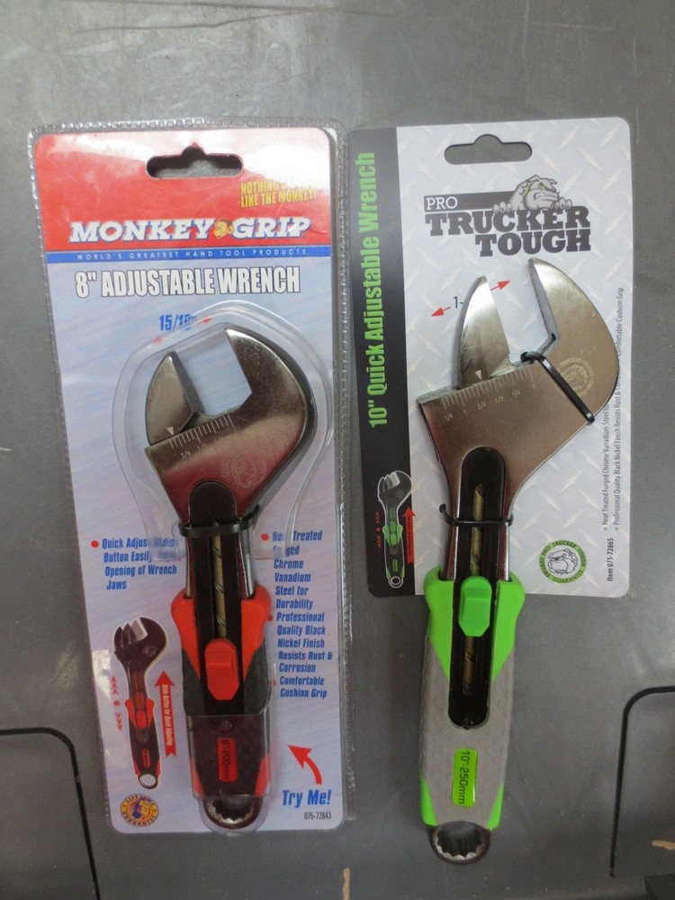 8", 10", or 8" + 10" Quick Adjustable Wrench