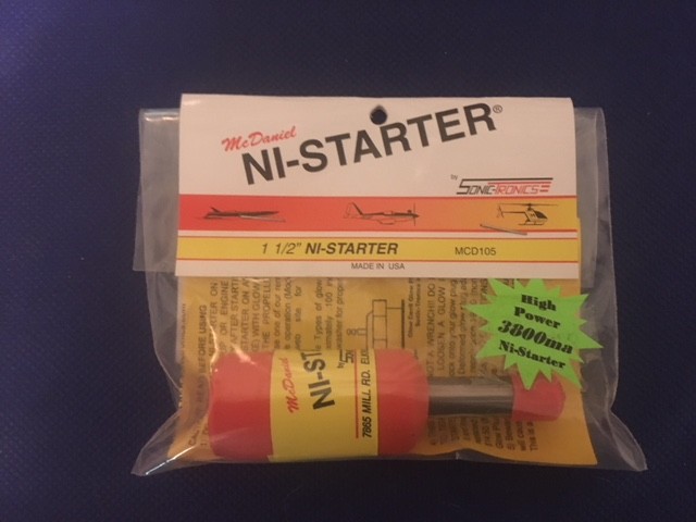 RC MCDANIEL/SONIC-TRONICS 1.5" NI-STARTER (MCD105)