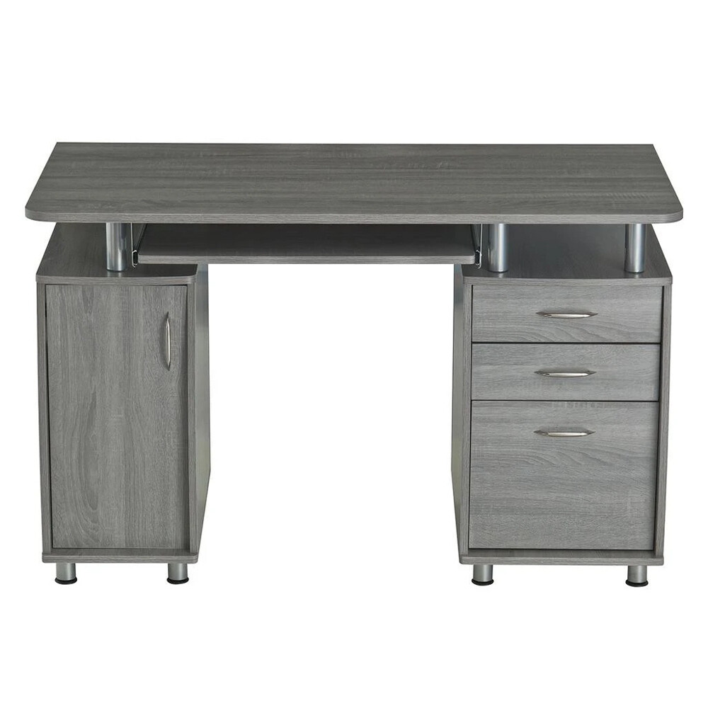 Techni Mobili Complete Computer Desk Workstation with Multiple Storage Drawers