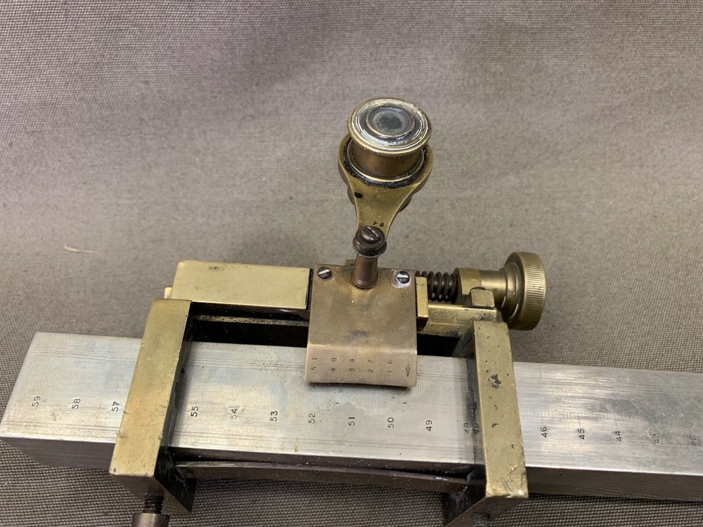 BRASS & GERMAN SILVER MEASURING DEVICE METRIC ???