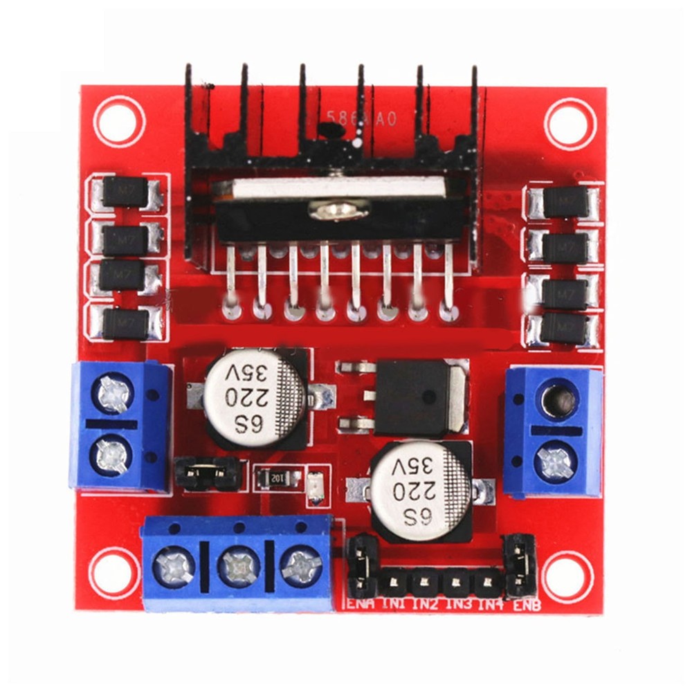 Advanced L298N Motor Driver Module for Robot and RC Car Projects