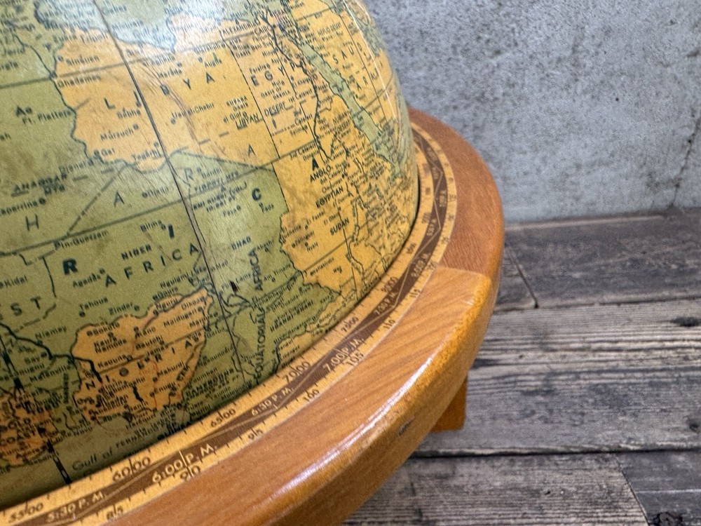 Vintage Weber Costello Globe With Base