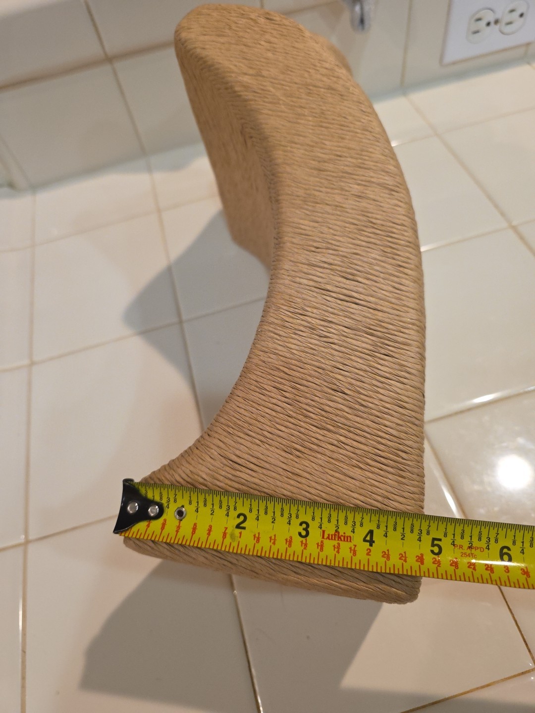 Tan Twine Necklace Display Stand Fashion Necklace Display 14" Tall