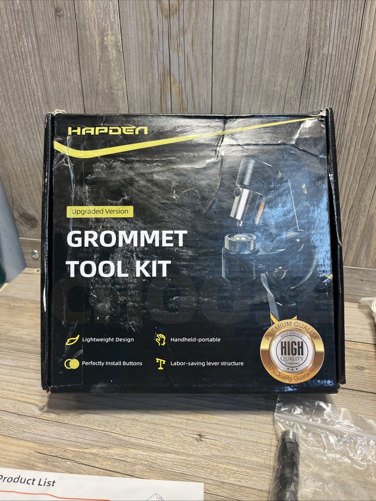 Hapden Grommet Tool Kit 10mm - Open Box