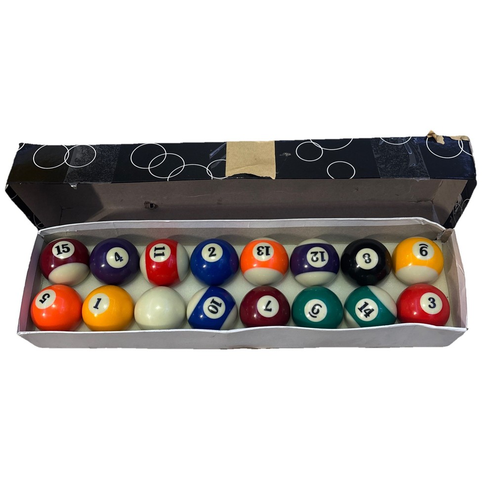 Billiard Pool Balls 2 1/4" Set - Open Box