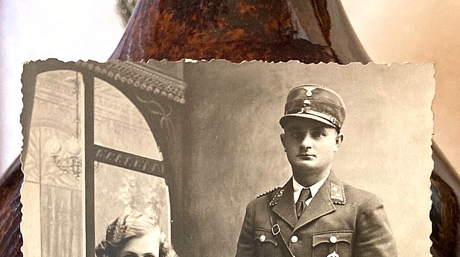 PRE-WW2 GERMAN STORM DIVISION LEADERSHIP SCHOOL STUDENT PHOTO POSTCARD RPPC 1933