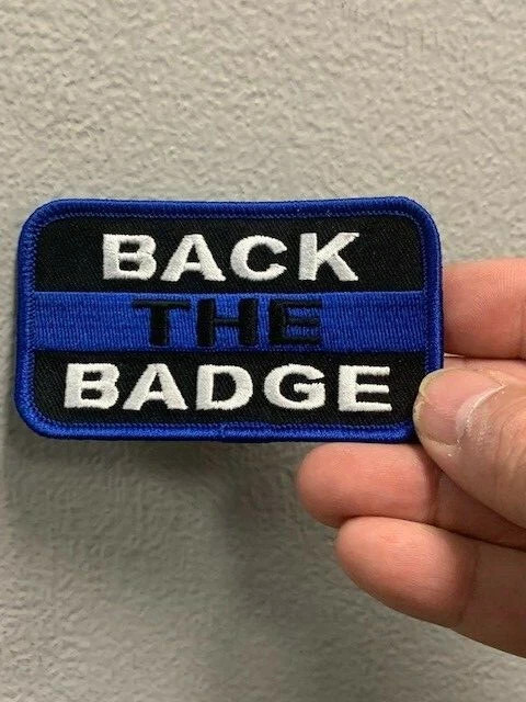 BACK THE BADGE PATCH - SUPPORT LAW ENFORCEMENT PPL9872