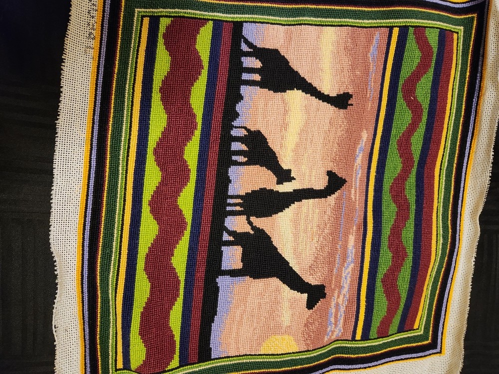 Beautiful Giraffe Needlepoint