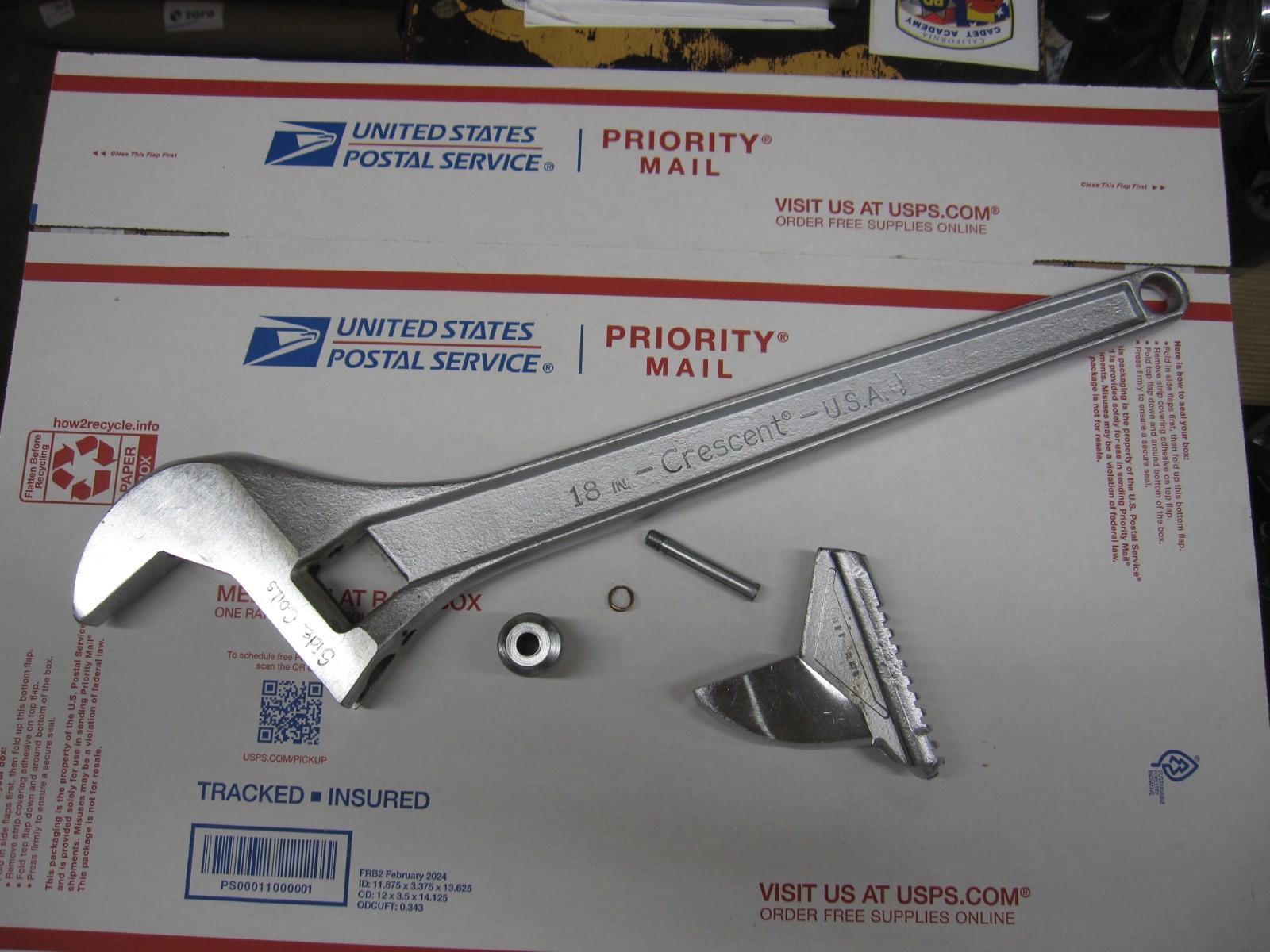 Crescent - U.S.A. 18" Forged - Cresoloy - Steel Adjustable Wrench