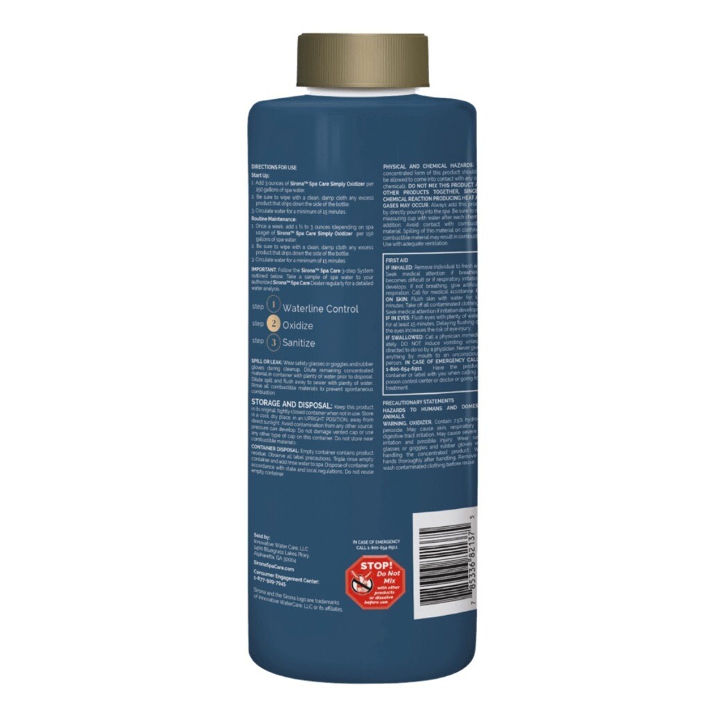 Sirona Spa Care Simply Oxidizer (32oz) (4 Pack)