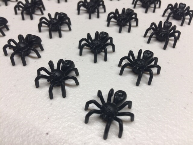 LEGO - BLACK SPIDERS - (20 pcs) - BRAND NEW!