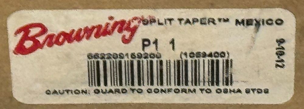 NEW IN BOX Browning P11 Taper Bushing