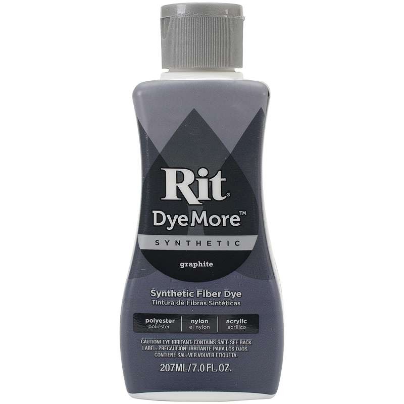 Rit Dye More Synthetic 7oz Graphite