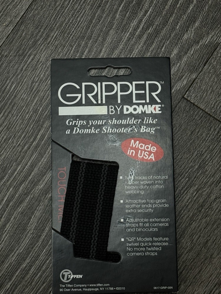 Domke Gripper Camera shoulder strap Black/Grey
