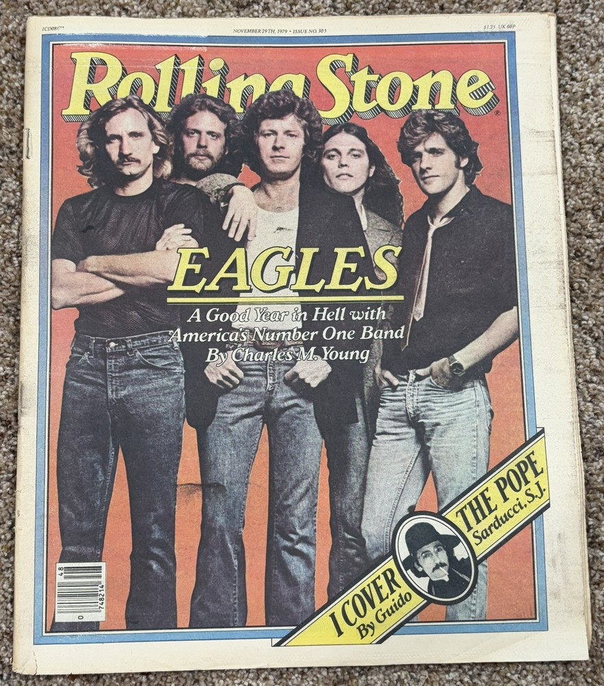 THE EAGLES 1979 ROLLING STONE MAGAZINE—NO LABEL—COMPLETE