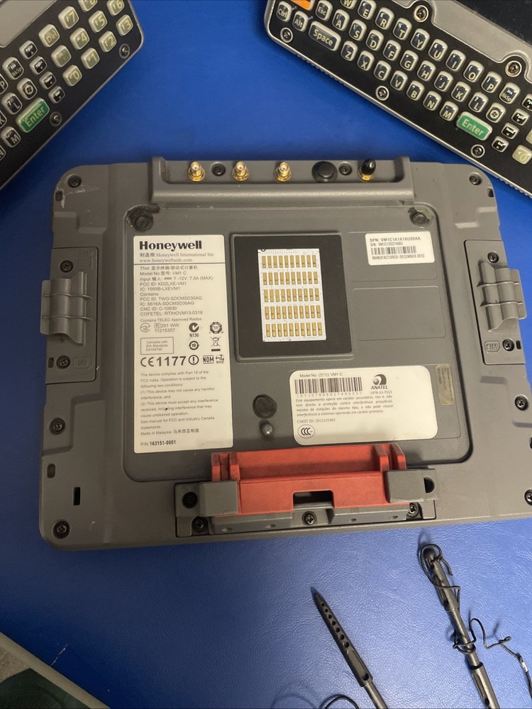AS IS 3X Honeywell Thor VM1 C Data Terminal Vehicle-Mounted Computer / UNTESTED