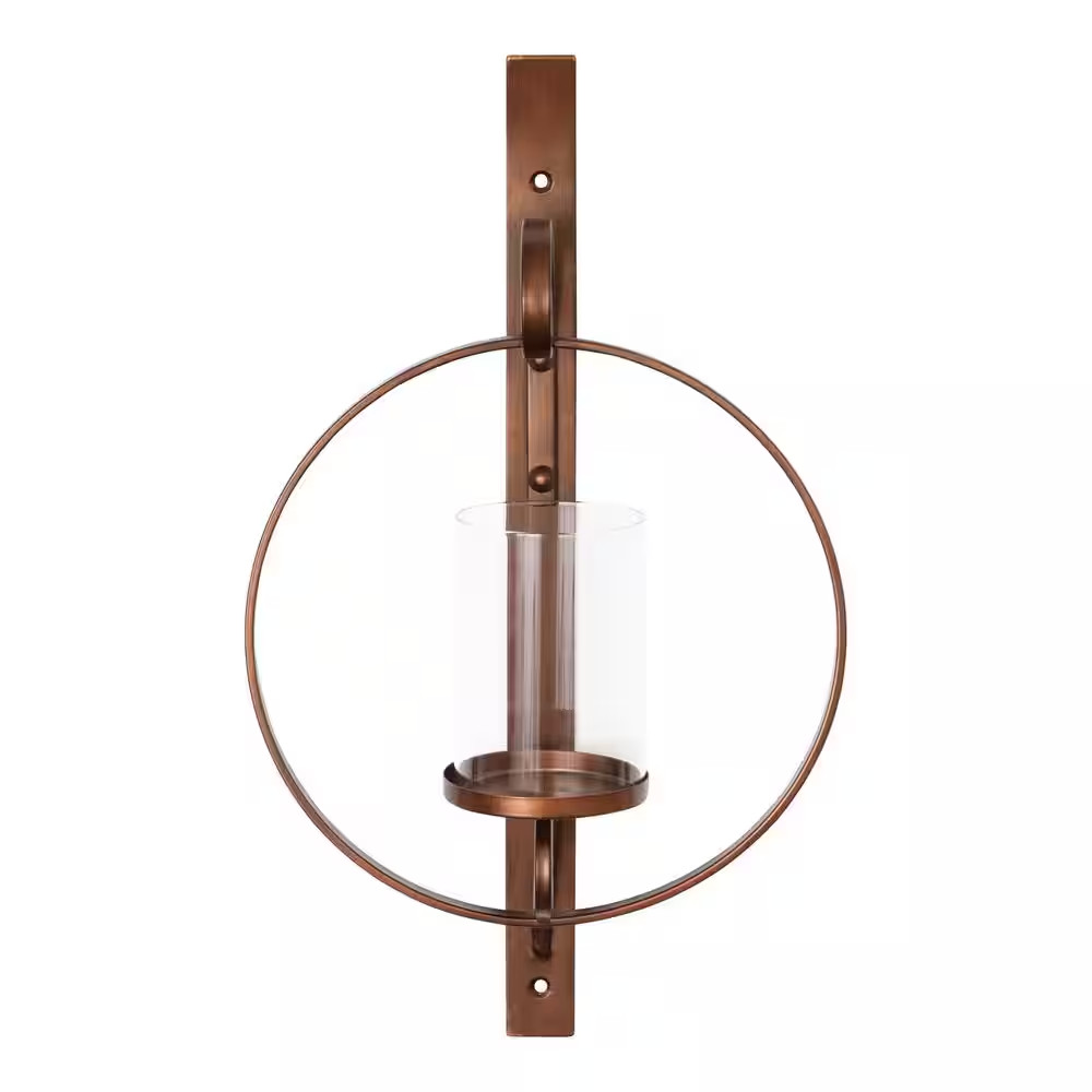 Doria Bronze Candle Sconce
