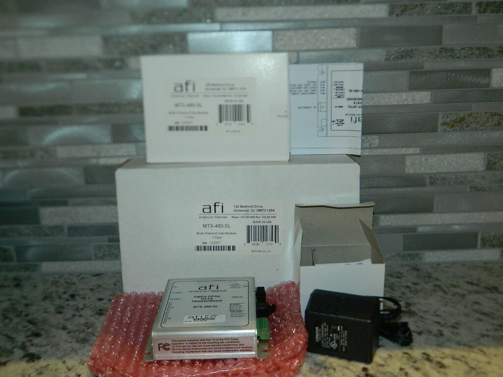 NEW AMERICAN FIBERTEK AFI MTX-480-SL MULTI-PROTOCOL DATA MODULE
