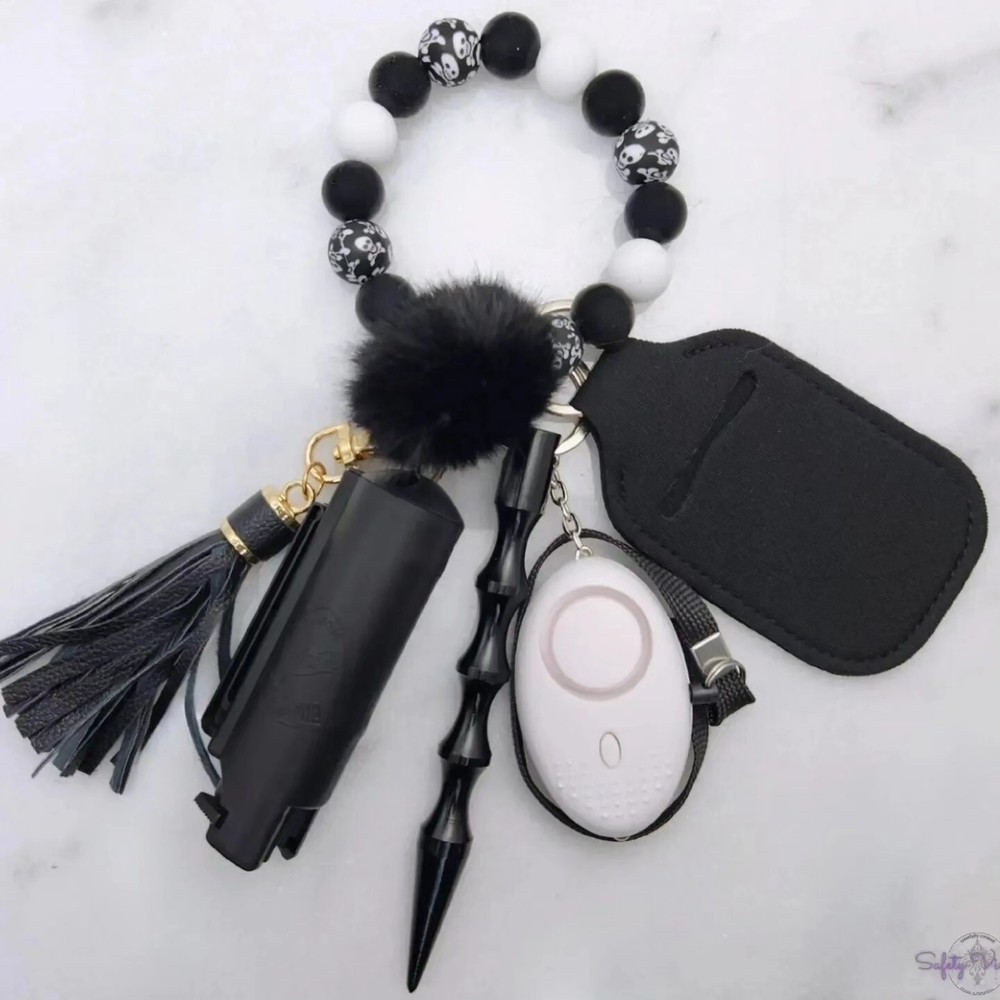 Beaded Safety Keychain