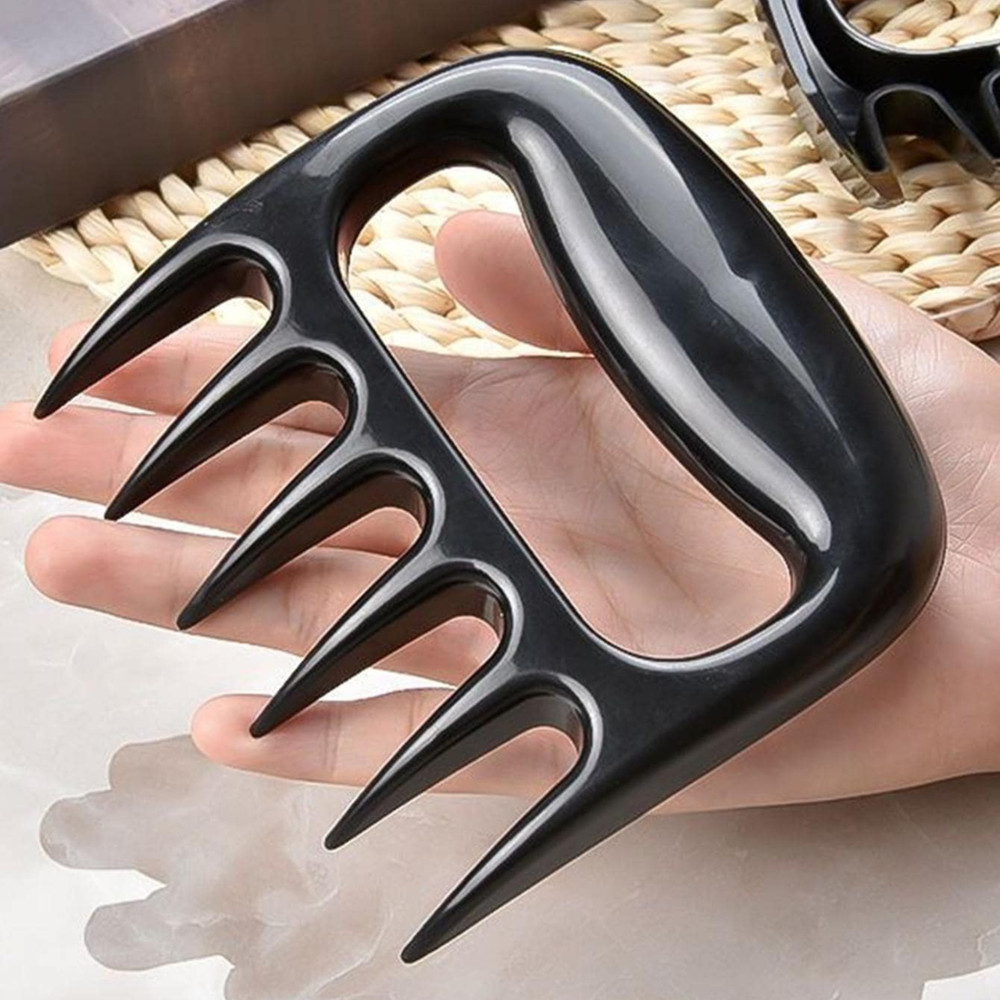 2/4pcs Bear Claw Meat Shredder Black Meat Processing Tools for Home Kitchen Chef