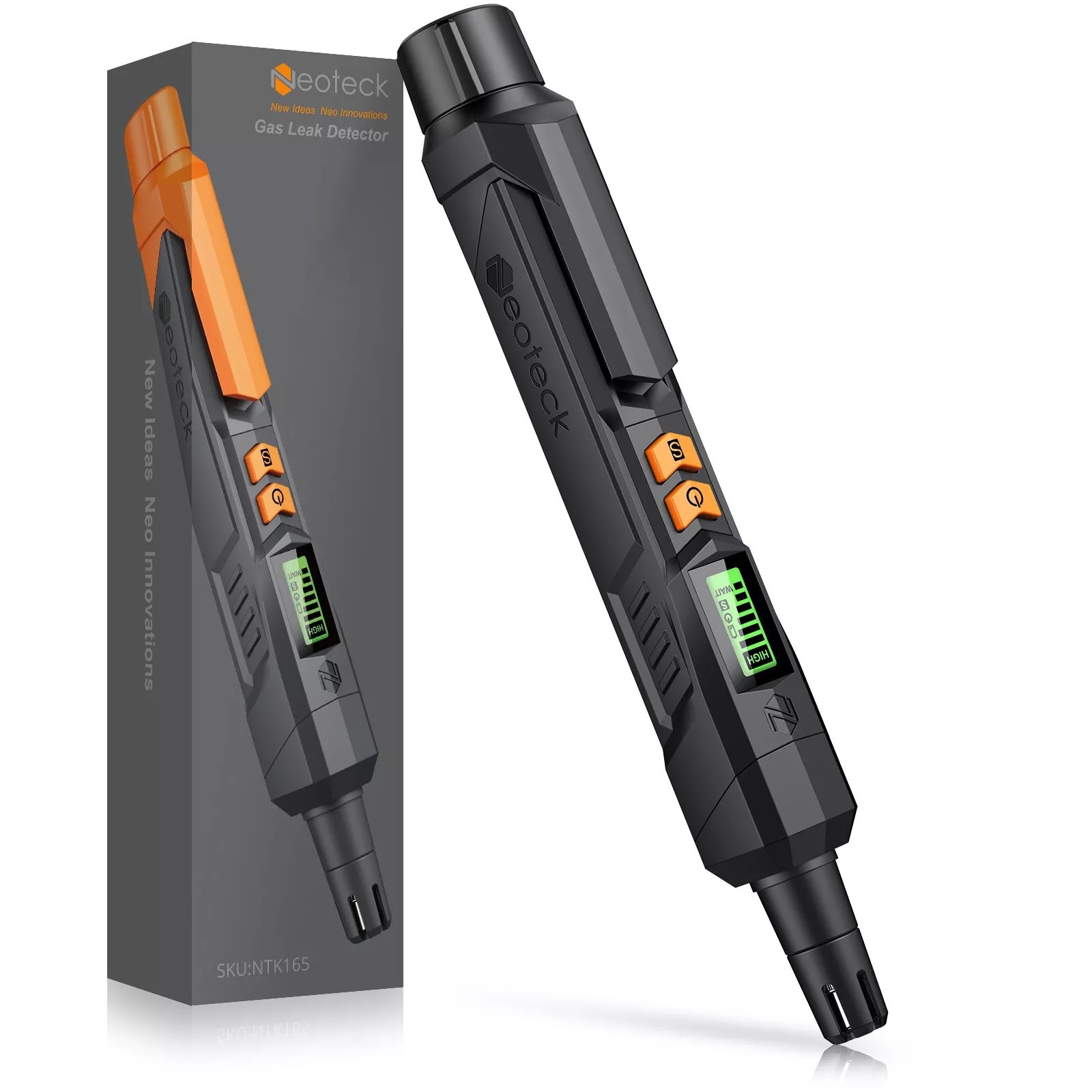 Neoteck Gas Leak Detector Propane & Natural Gas Detector Visual & Audio Alarm