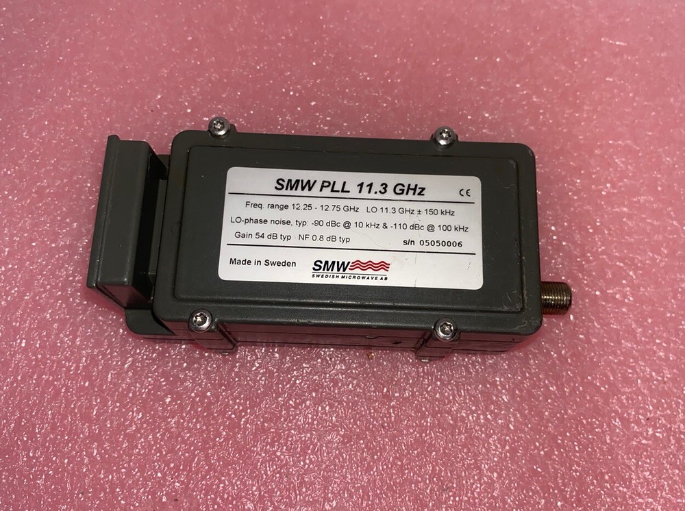 SMW PLL 11.3 Ghz 12.25-12.75 Ghz LO 11.3 Gain 54 Db NF 0.8 Db Tested