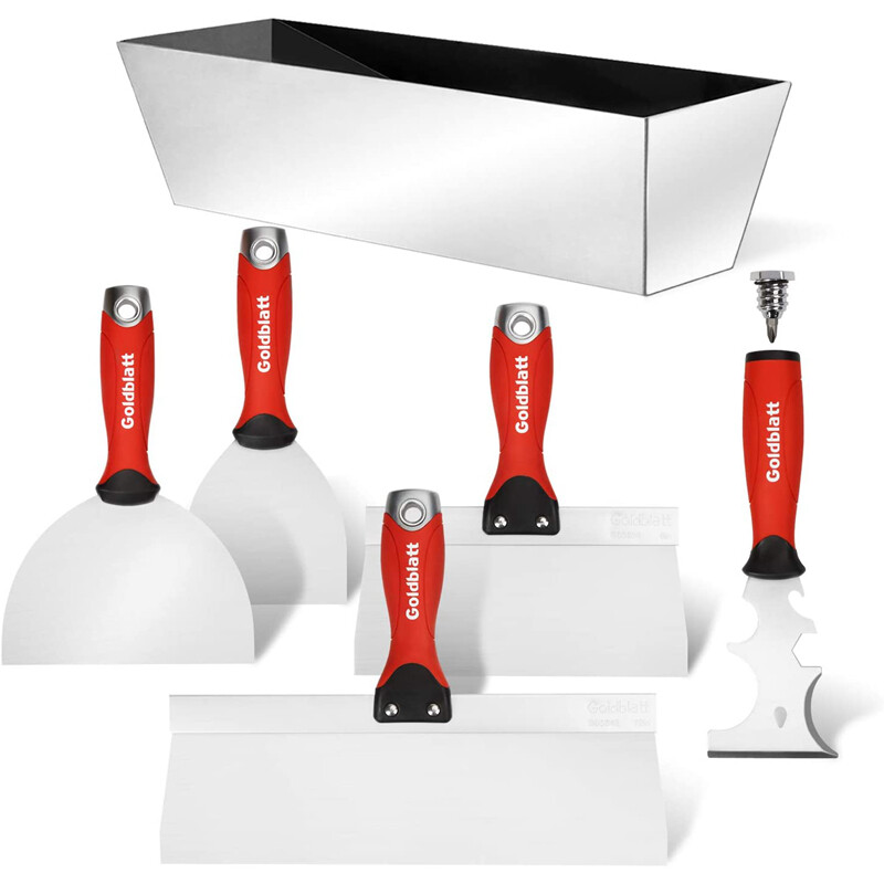 Goldblatt Drywall Hand Tool Kit  Stainless Steel Joint Knife Taping Knives NEW