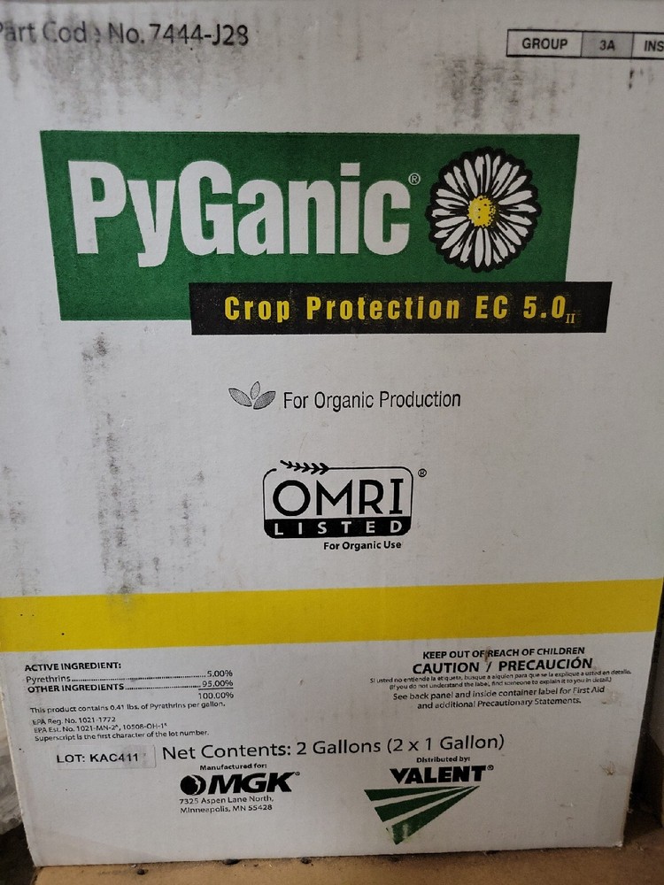 PyGanic Crop Protection EC 5.0 gallon (128 Oz)