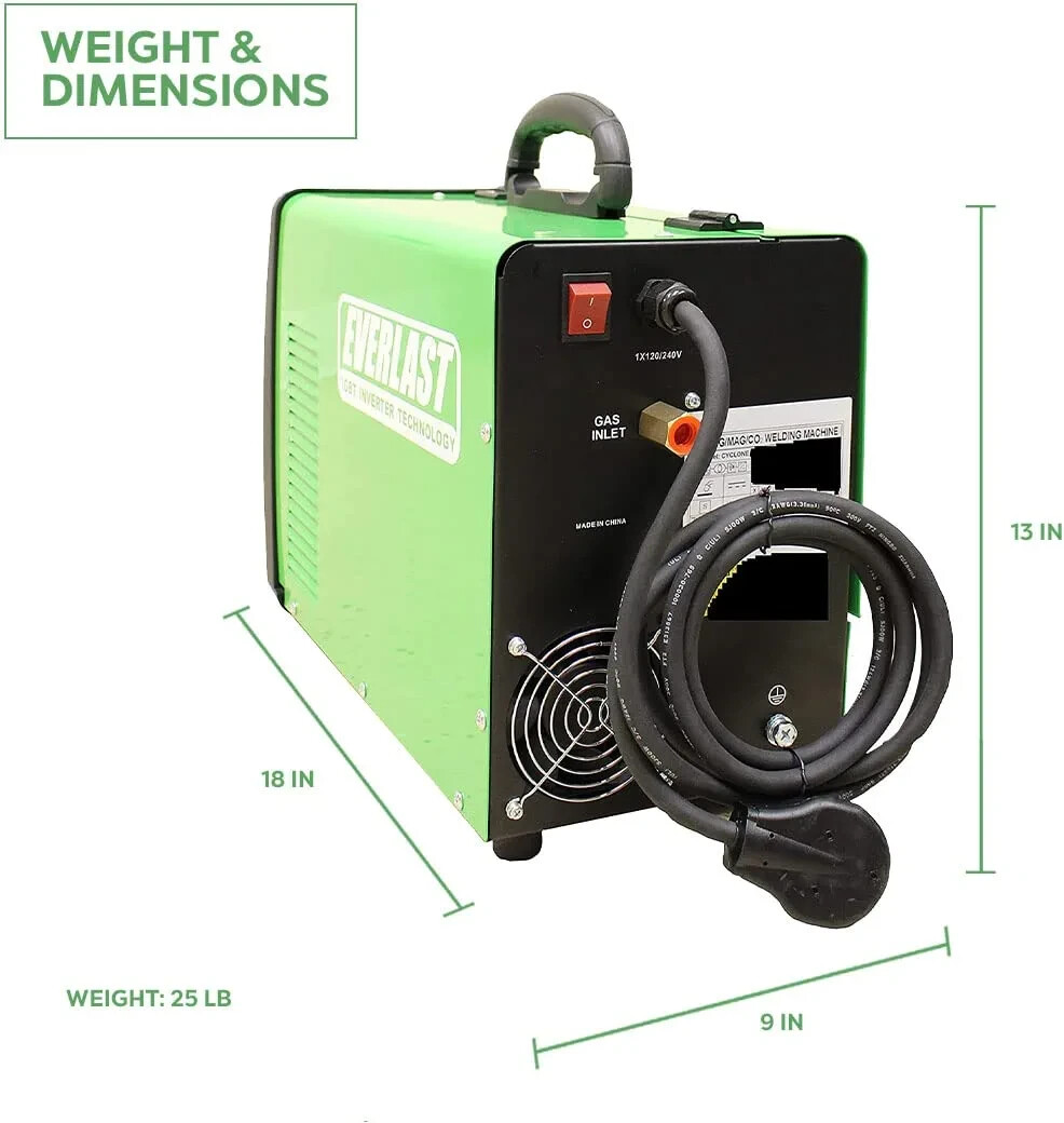 NEW Everlast Cyclone 140E MIG Welder 110v can do Flux Core 140Amp portable