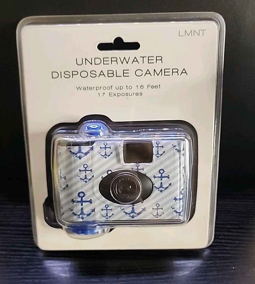 NIP  BLUE Underwater Disposable Camera