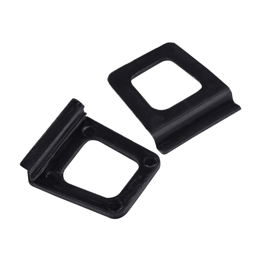 Window Screen Lift Tabs - Hollow, Universal, Black Plastic Pull Tabs (30 Pack)