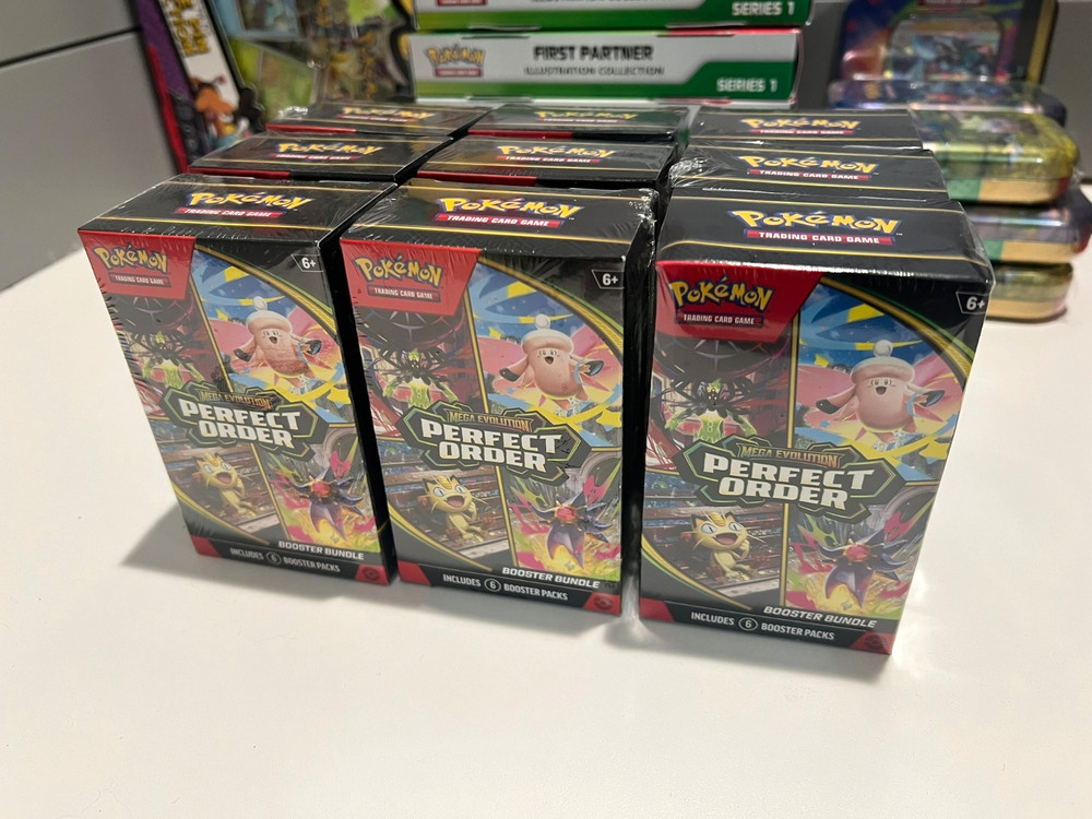Pokemon Mega Evolutions: Perfect Order Booster Bundle Sealed