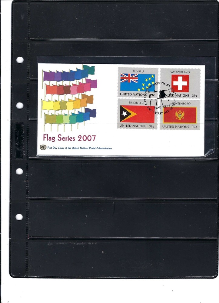 2007 Flag FDC's (Combo) - UNPA Cachet (461A)