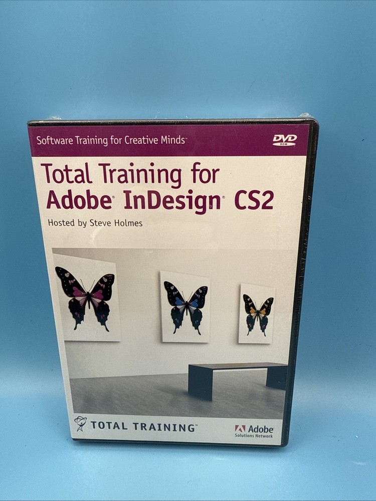 Total Training for Adobe InDesign CS2 DVD Media New Sealed