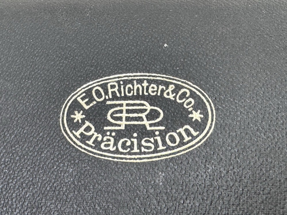 Antique EO RICHTER & CO German Drafting Tool Set In Case 1920-1945