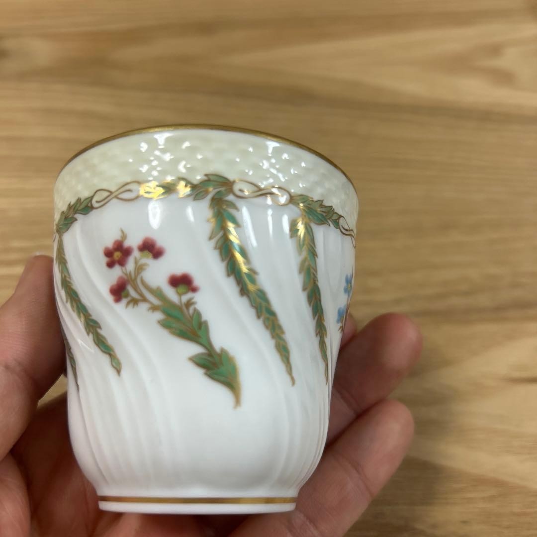 Richard Ginori Ghirlanda Demitasse Cup Saucer Set #2