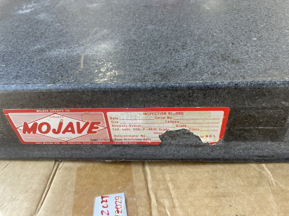 MOJAVE Granet Surface Plate
