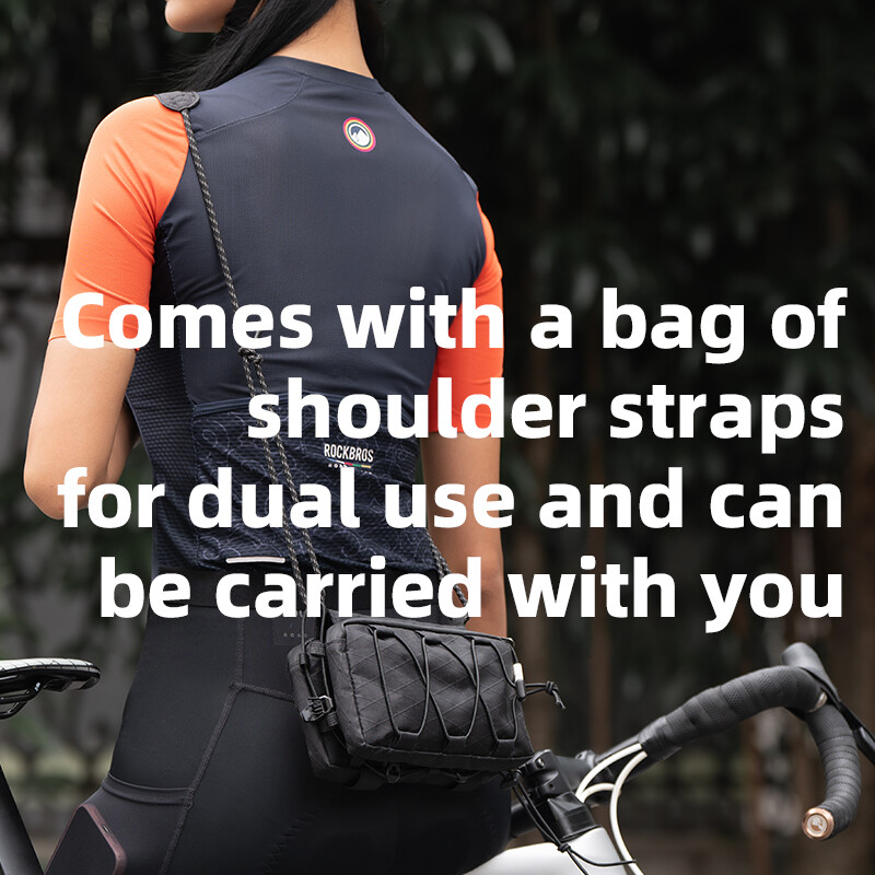 ROCKBROS MTB Road Front Bicycle Crossbar Bike Frame Small Pannier Saddle Bag 1L