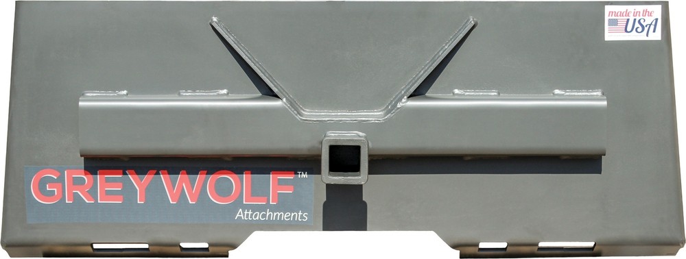 GreyWolf™ Skid Steer 2" Receiver Hitch Plate