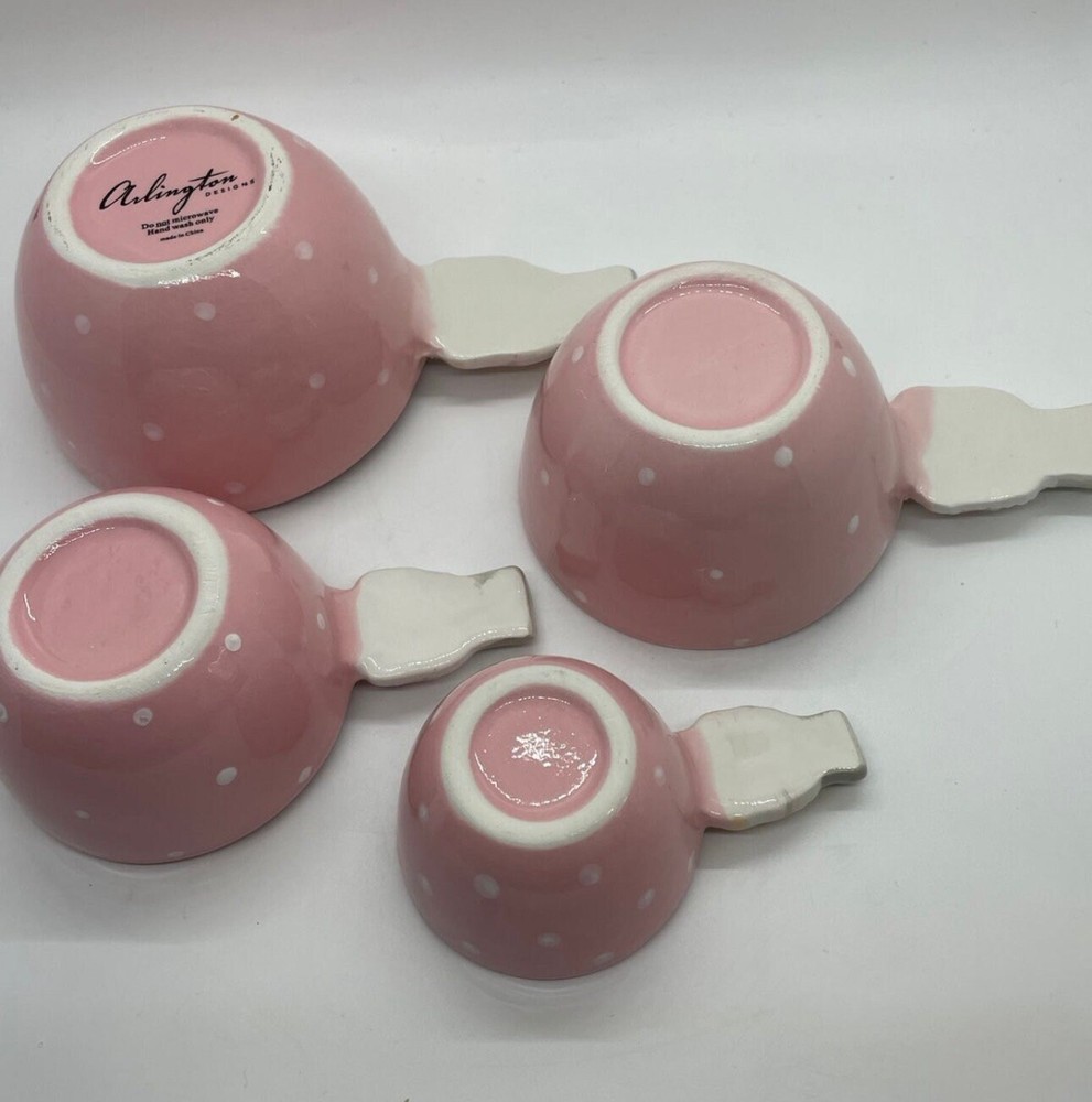 Pink Nutcracker Measuring Cup Set, Pink Christmas Nutcracker, Arlington, NEW
