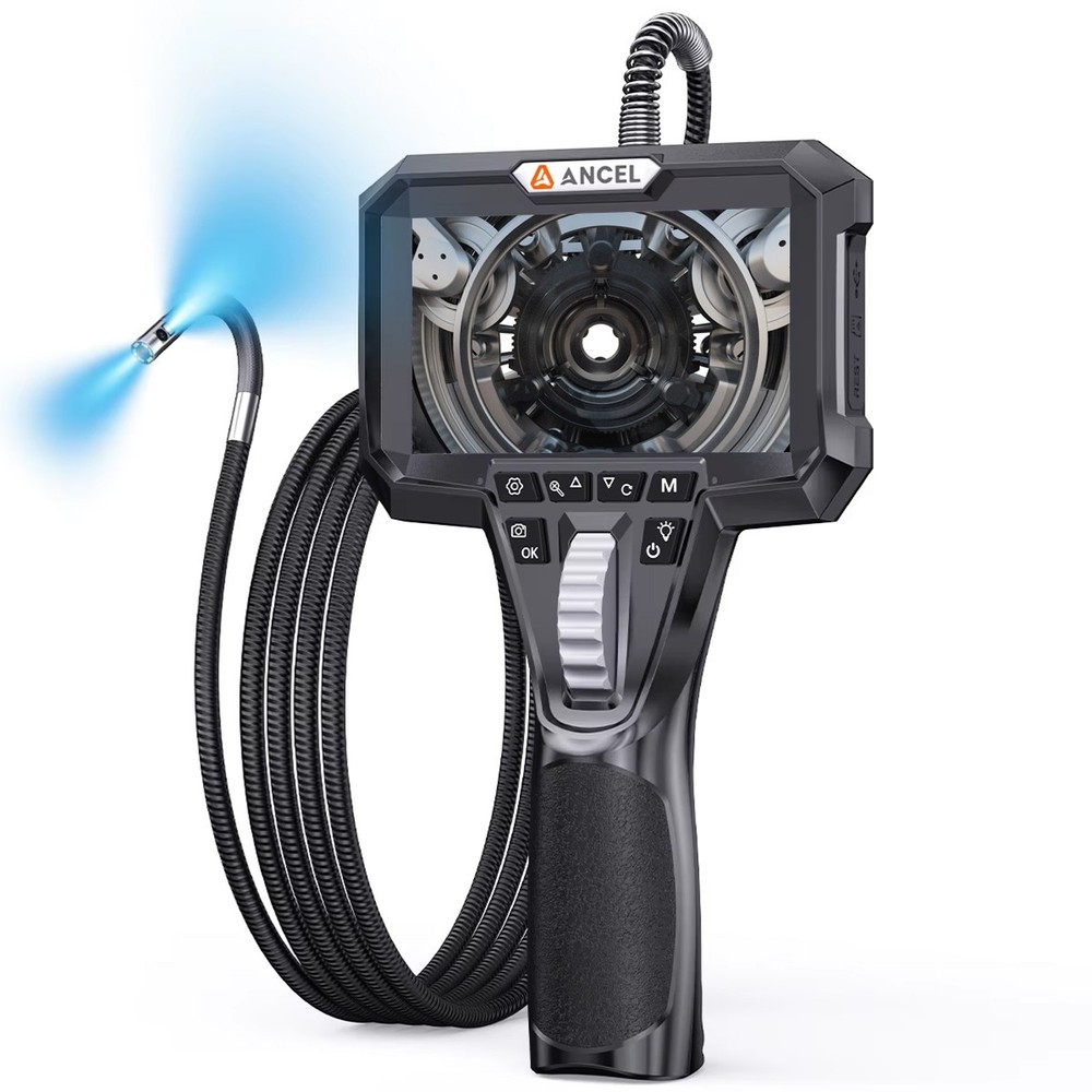 ANCEL AN302 Dual Camera Endoscope 210° Articulating Borescope 7 LED Adjustable