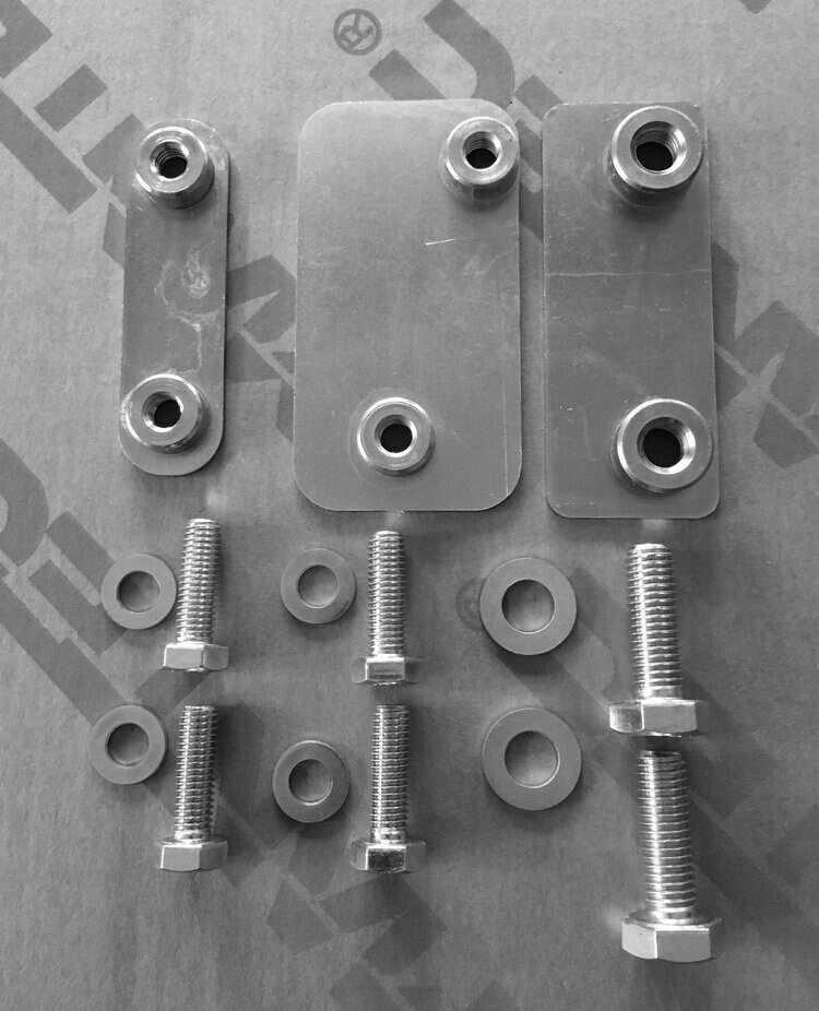 Mantec Spare Wheel Carrier Replacement Hinge Bracket B/Plate Set - 926-BPSET