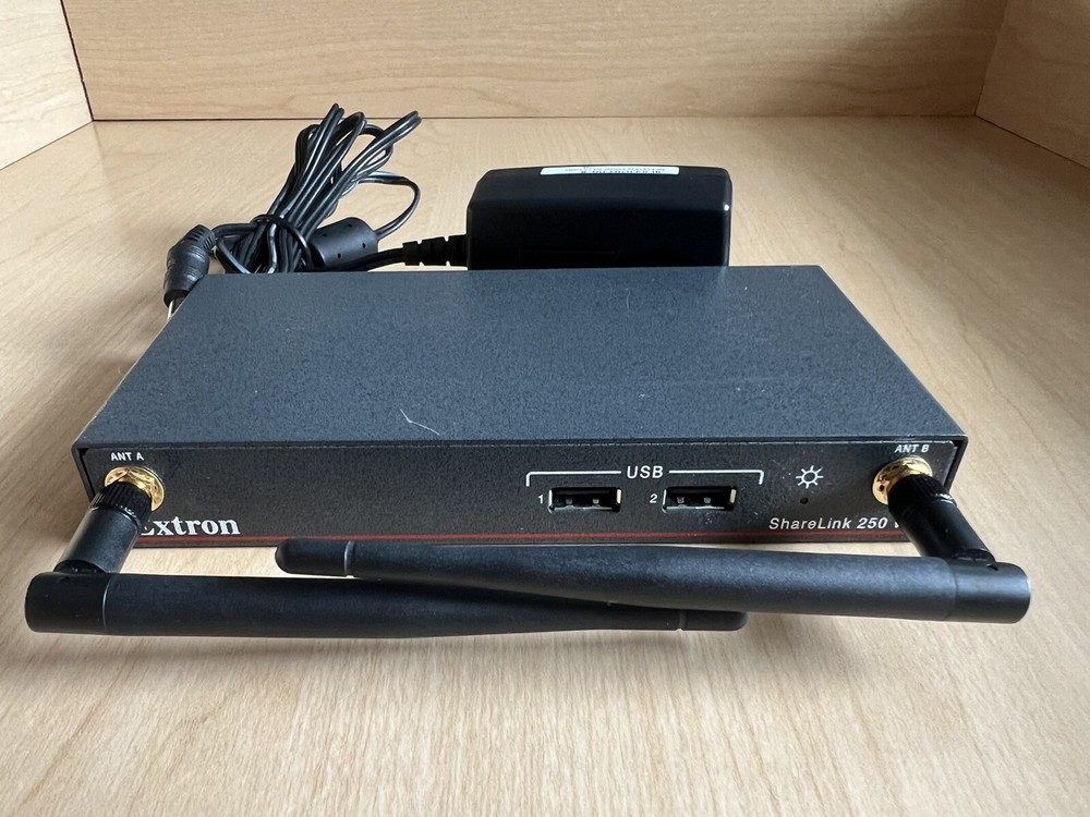 Extron ShareLink 250 W Wireless Collaboration Gateway / 2 Antennas & Power AC