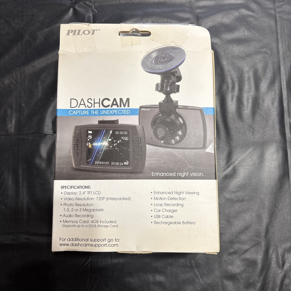Pilot Dash Cam CL-3022WK Night Vision - New