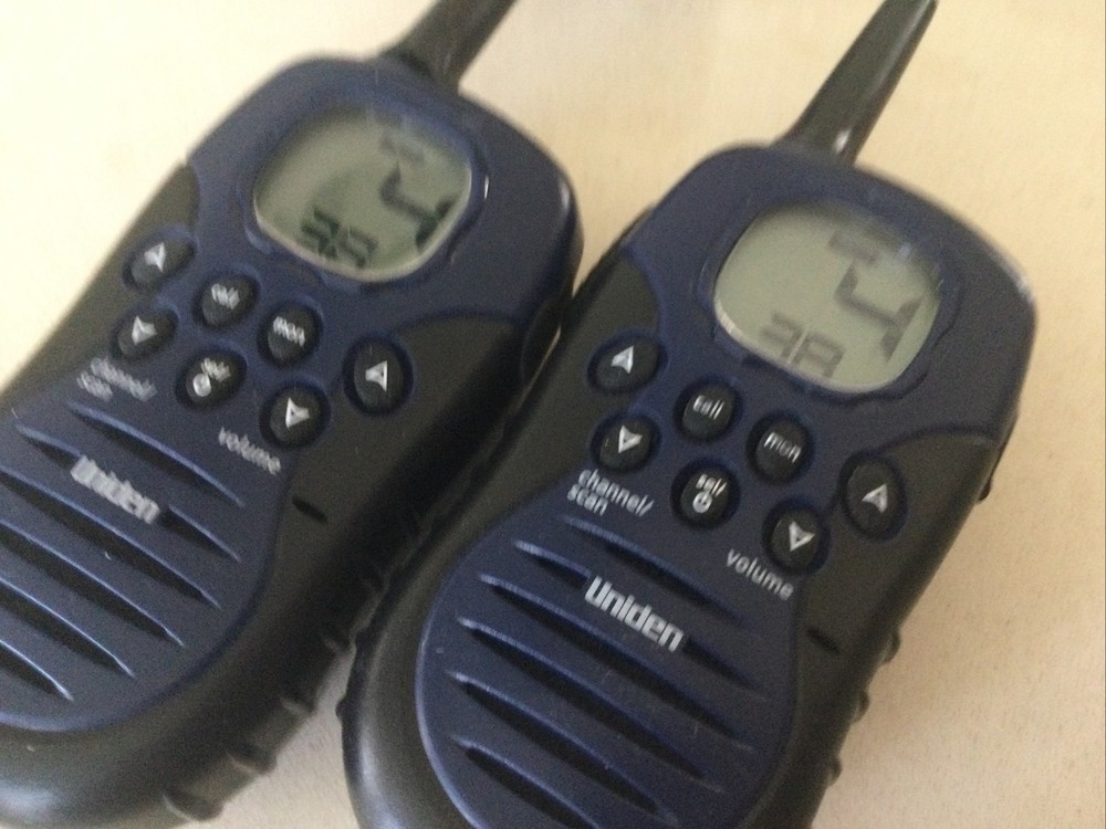 Uniden Two way Hand Held Talkies.
