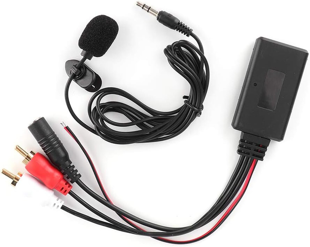 Bluetooth AUX Module 2 Cable Adapter with Hands- Microphone 12V
