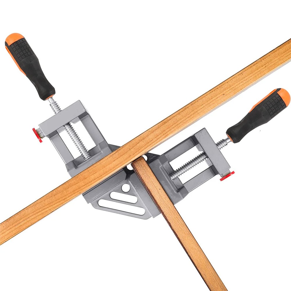 HOIGON 2 Pack Double Handle Corner Clamp, 90 Degree Right Angle Corner Clamp wit
