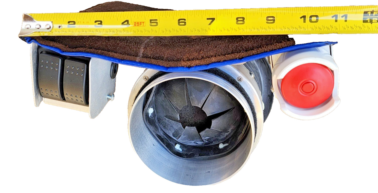 Industrial Dust Collector Systems 6'' Air Filtration Solutions Power STOP Switch