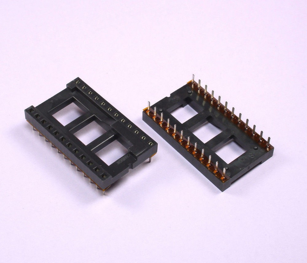 10pcs IC Chip Socket Adapter 24 Pin DIP EPROM DIP24