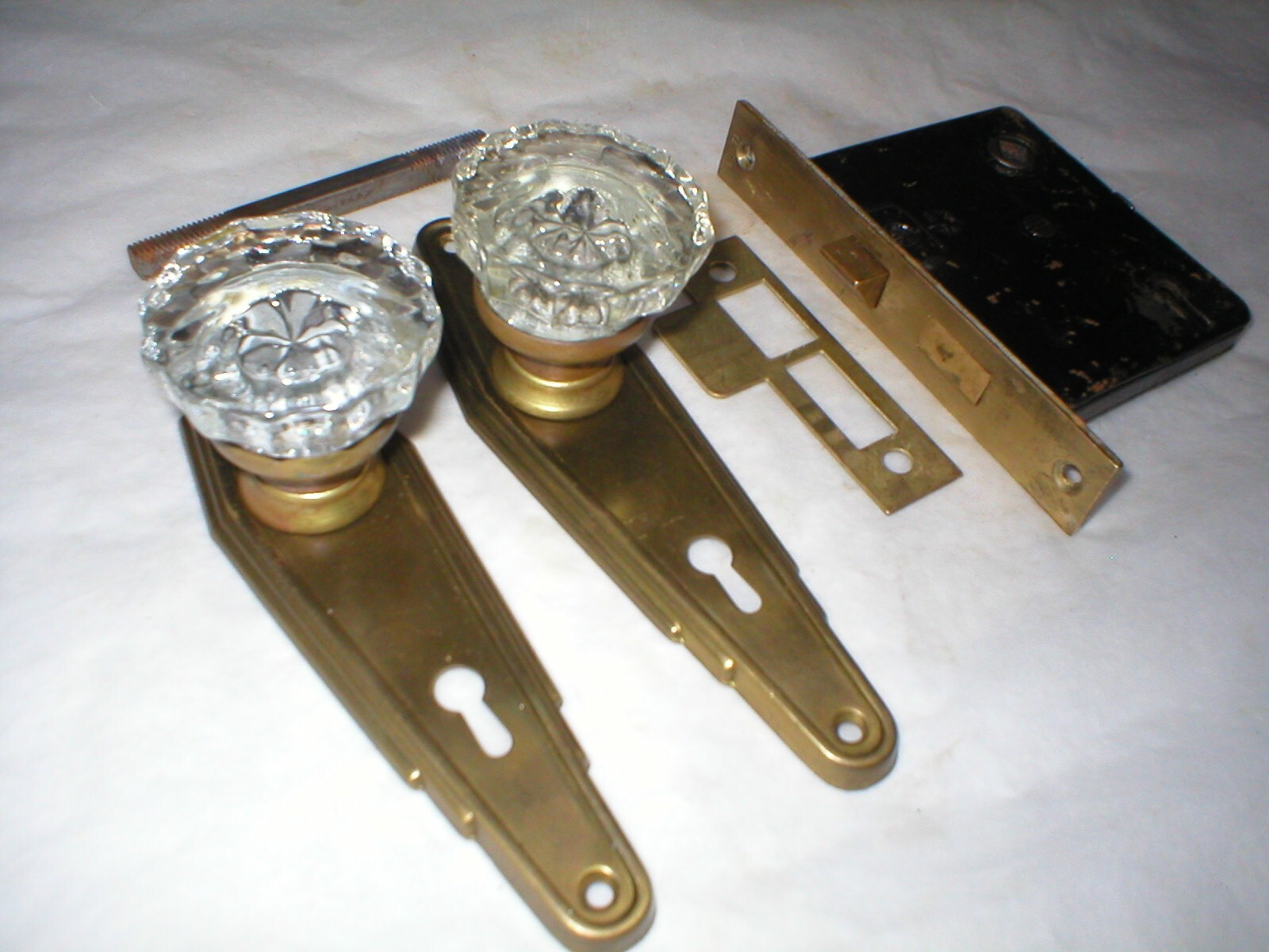 Antique Art Deco Era Door Hardware
